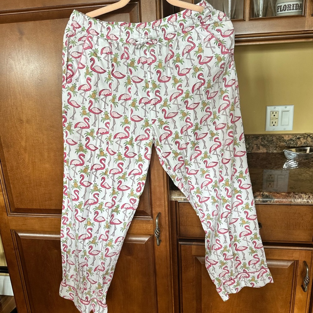Roller Rabbit Flamingo Print Pajamas - Picture 4 of 5